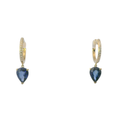 Load image into Gallery viewer, Gold and Sapphire Earrings
