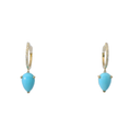 Load image into Gallery viewer, Turquoise Drop Earrings
