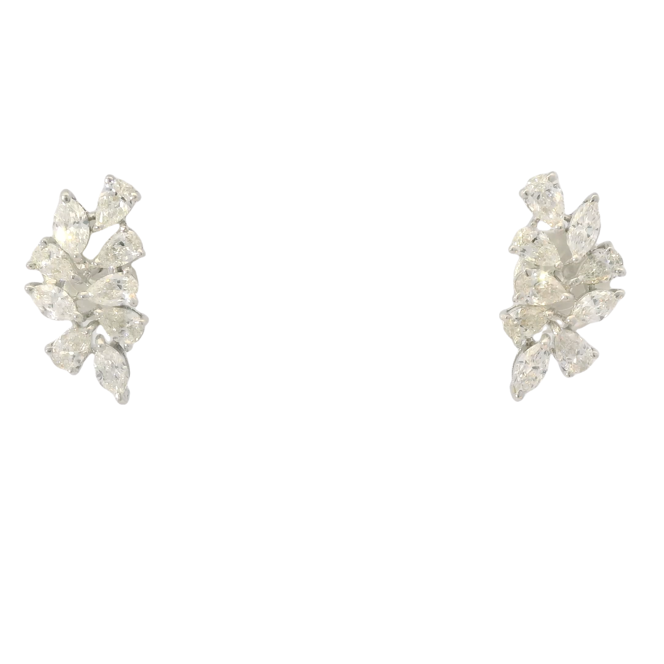 Floral Diamond Earrings