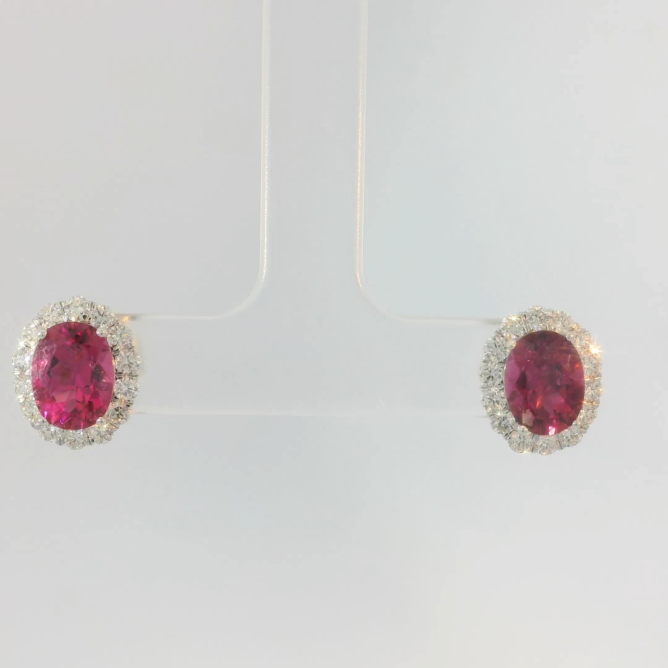 Pink Tourmaline Earrings