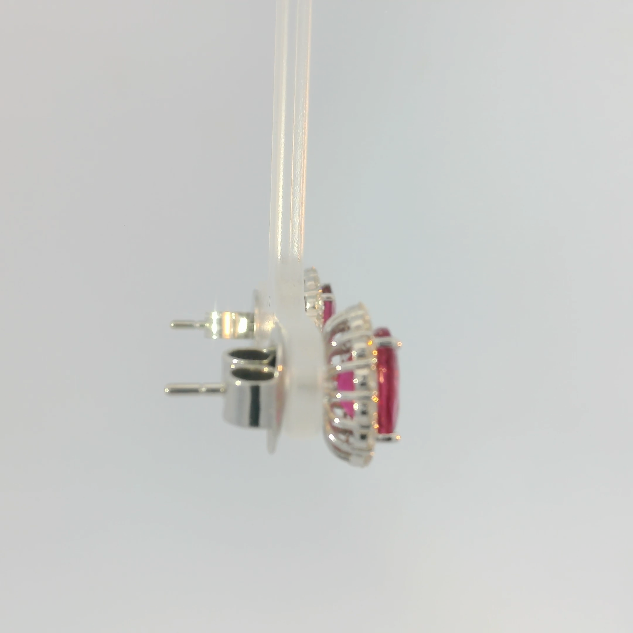 Pink Tourmaline Earrings