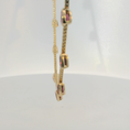 Load image into Gallery viewer, Gold and Rubellite Necklace
