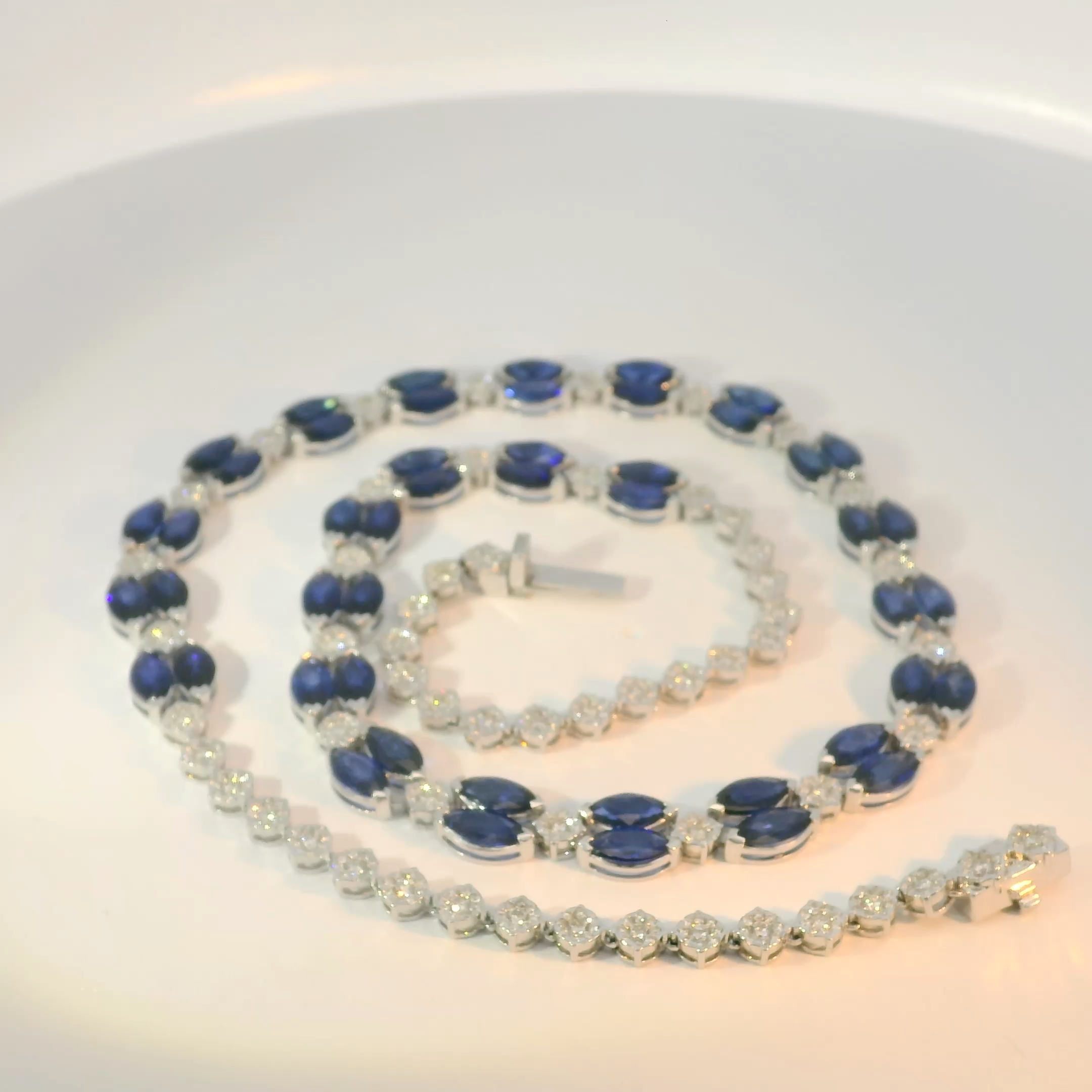 Blue Sapphire Necklace