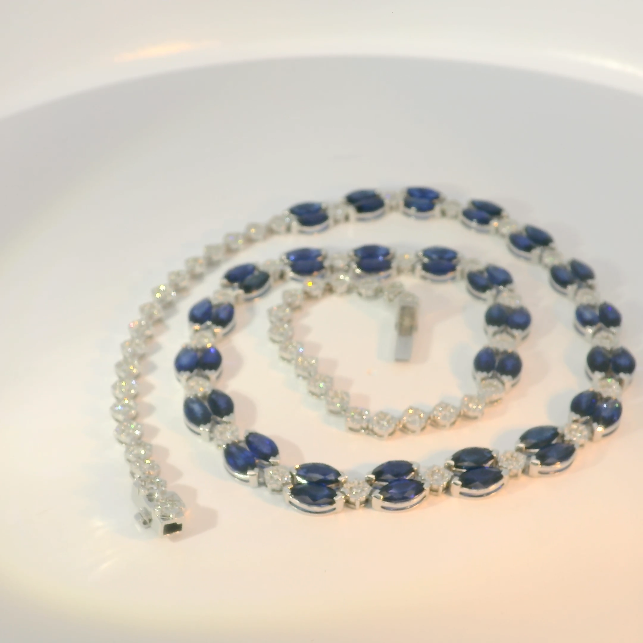 Blue Sapphire Necklace