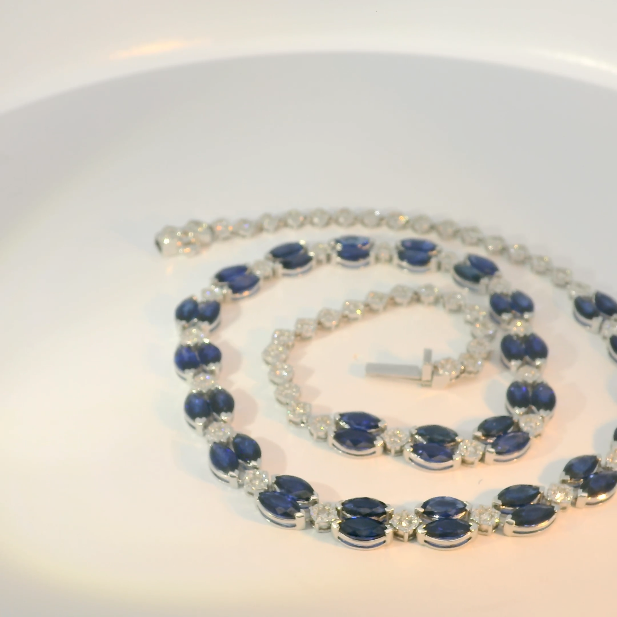 Blue Sapphire Necklace