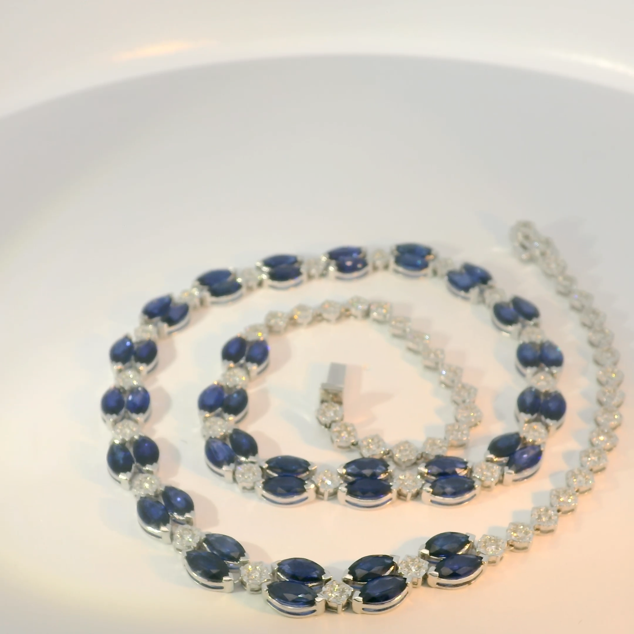 Blue Sapphire Necklace