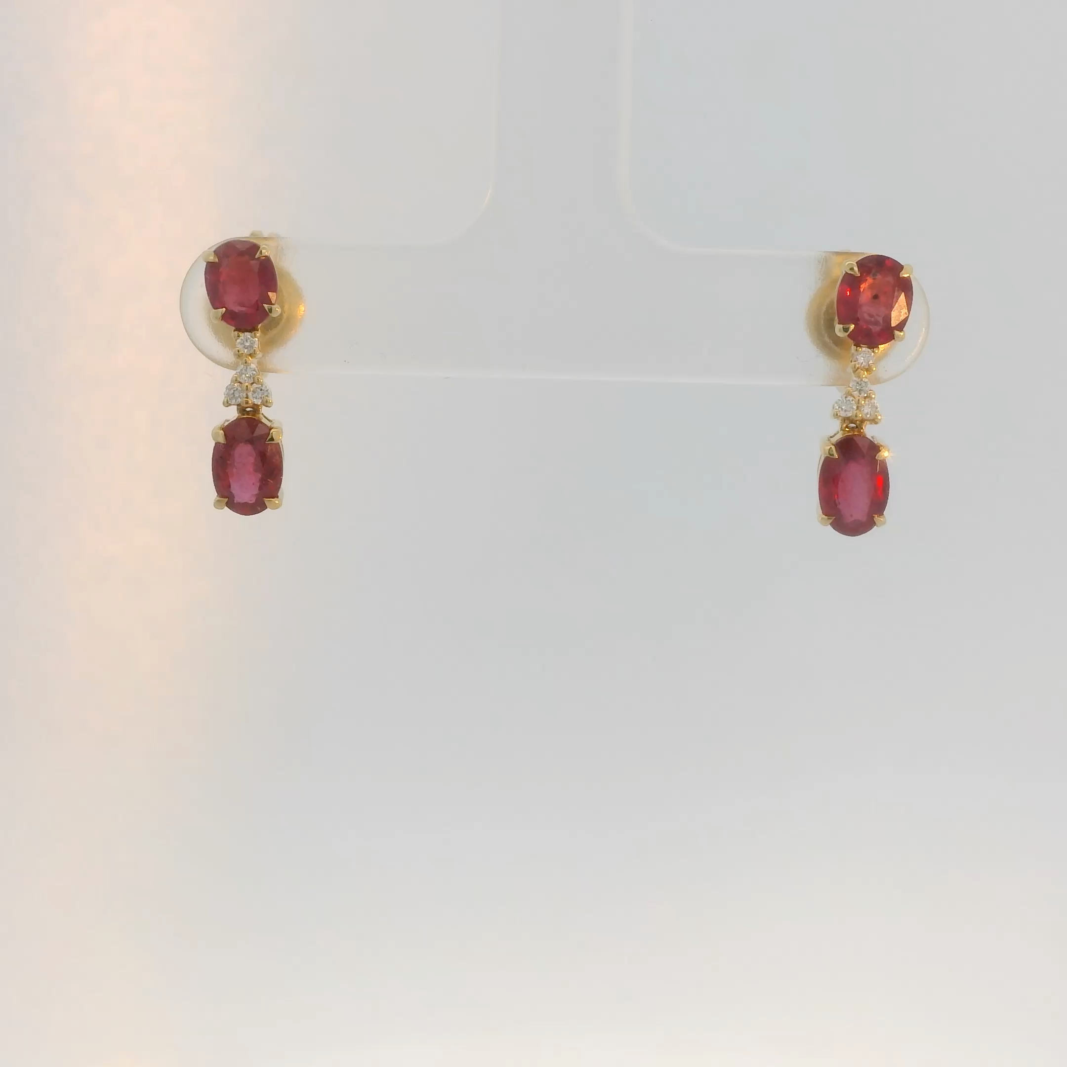 Ruby Drop Earrings