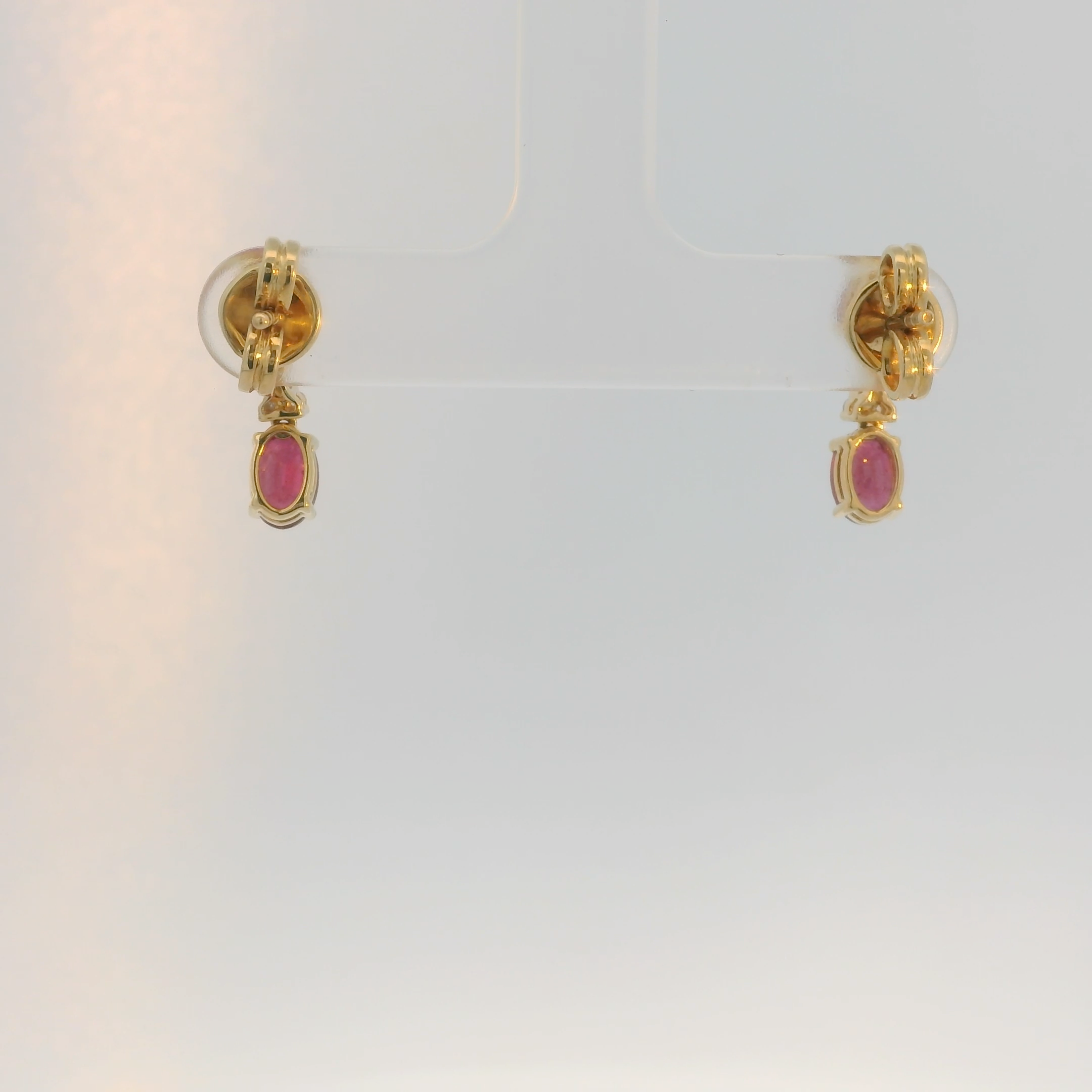 Ruby Drop Earrings