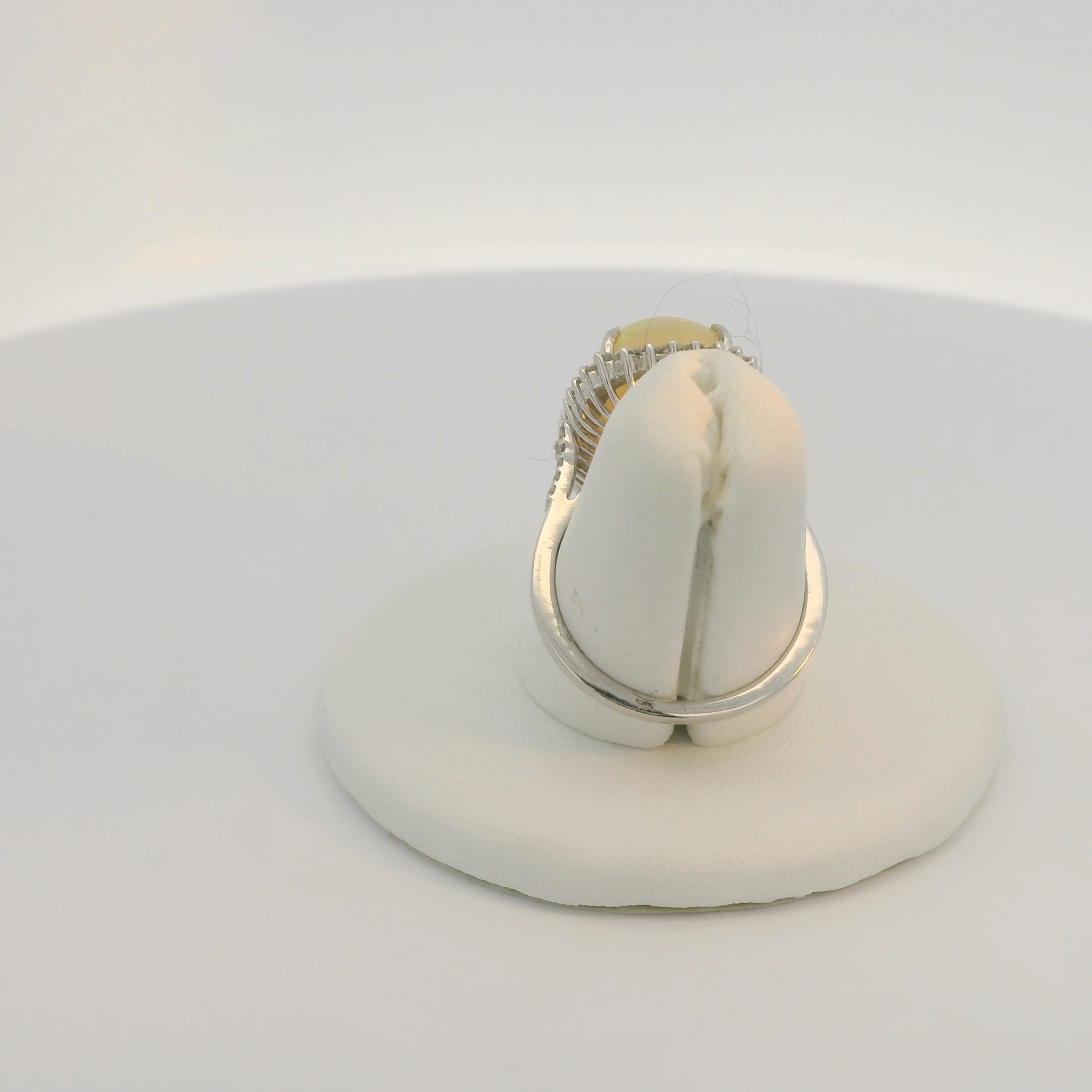 Opal and Diamond Ring