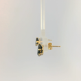 Load image into Gallery viewer, Elegant Black  Onyx Teardrop Earrings
