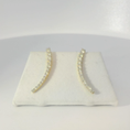 Load image into Gallery viewer, Curved Diamond Earrings
