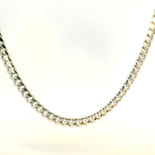 Italian Made 925 Siver Cuban Link Necklace