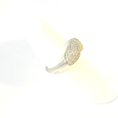 Load image into Gallery viewer, Gold Ring with Round Brilliant Pave Set Diamonds
