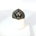 Load image into Gallery viewer, Silver Lion Head Signet Ring
