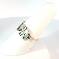 Load image into Gallery viewer, Sterling Silver Elephant Trunk to Trunk Band Ring
