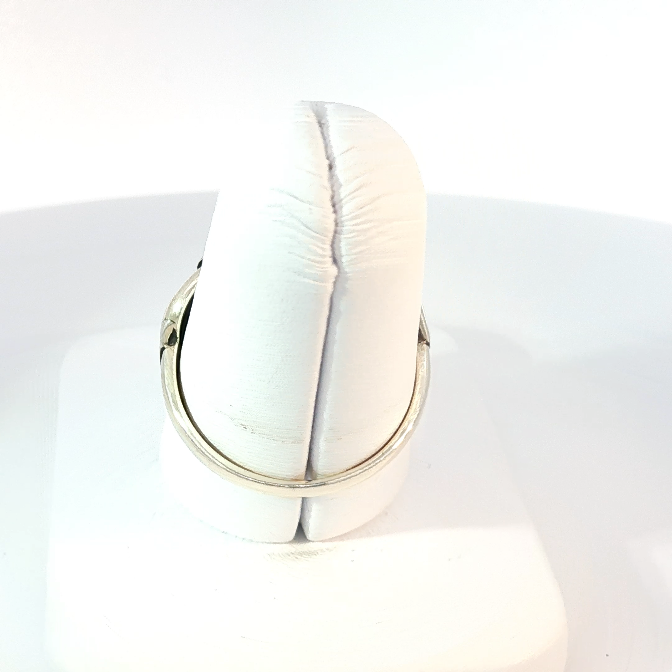 Sterling Silver Elephant Trunk to Trunk Band Ring