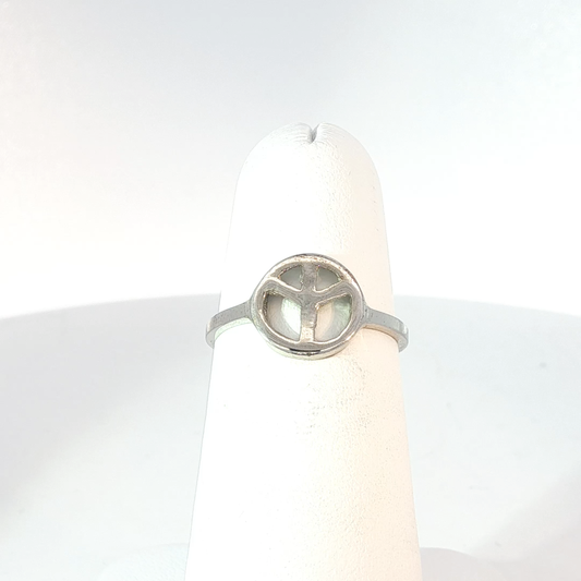 Vintage Sterling Silver Emblem Ring