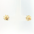 Load image into Gallery viewer, Yellow Gold Stud Earrings with Round Brilliant Diamond
