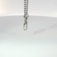 Load image into Gallery viewer, Silver Chain Necklace with Padlock Pendant
