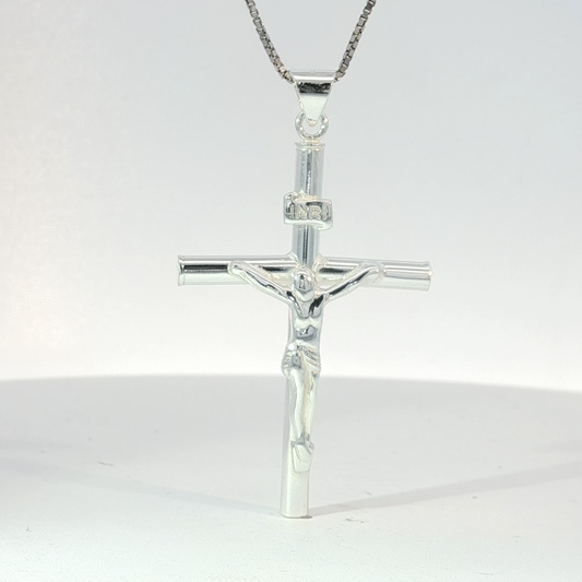 Sterling Silver Crucifix Charm Pendant