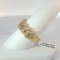 Load image into Gallery viewer, Yellow Gold CubanLink Ring with Round Diamonds
