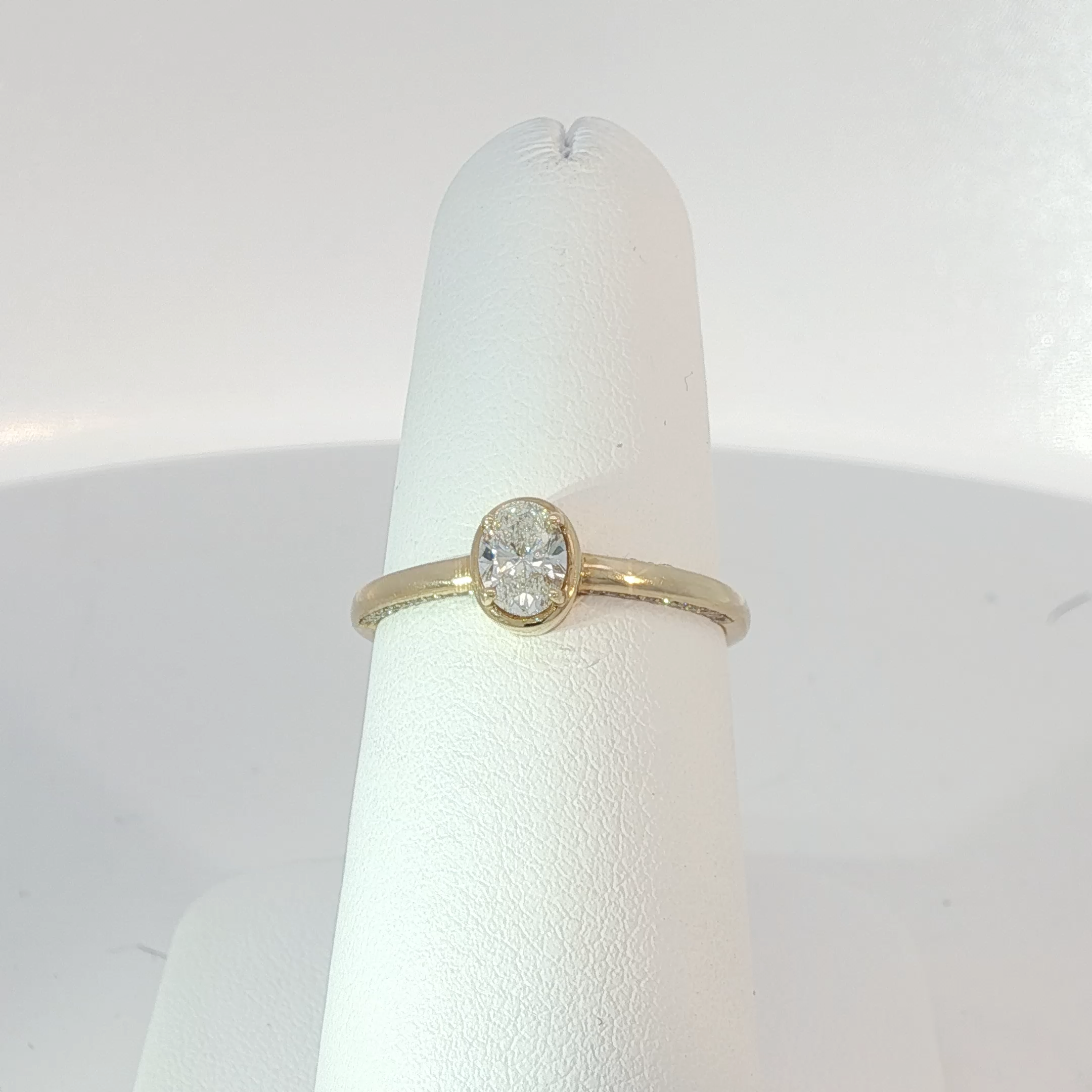 Oval Cut Diamond Ring
