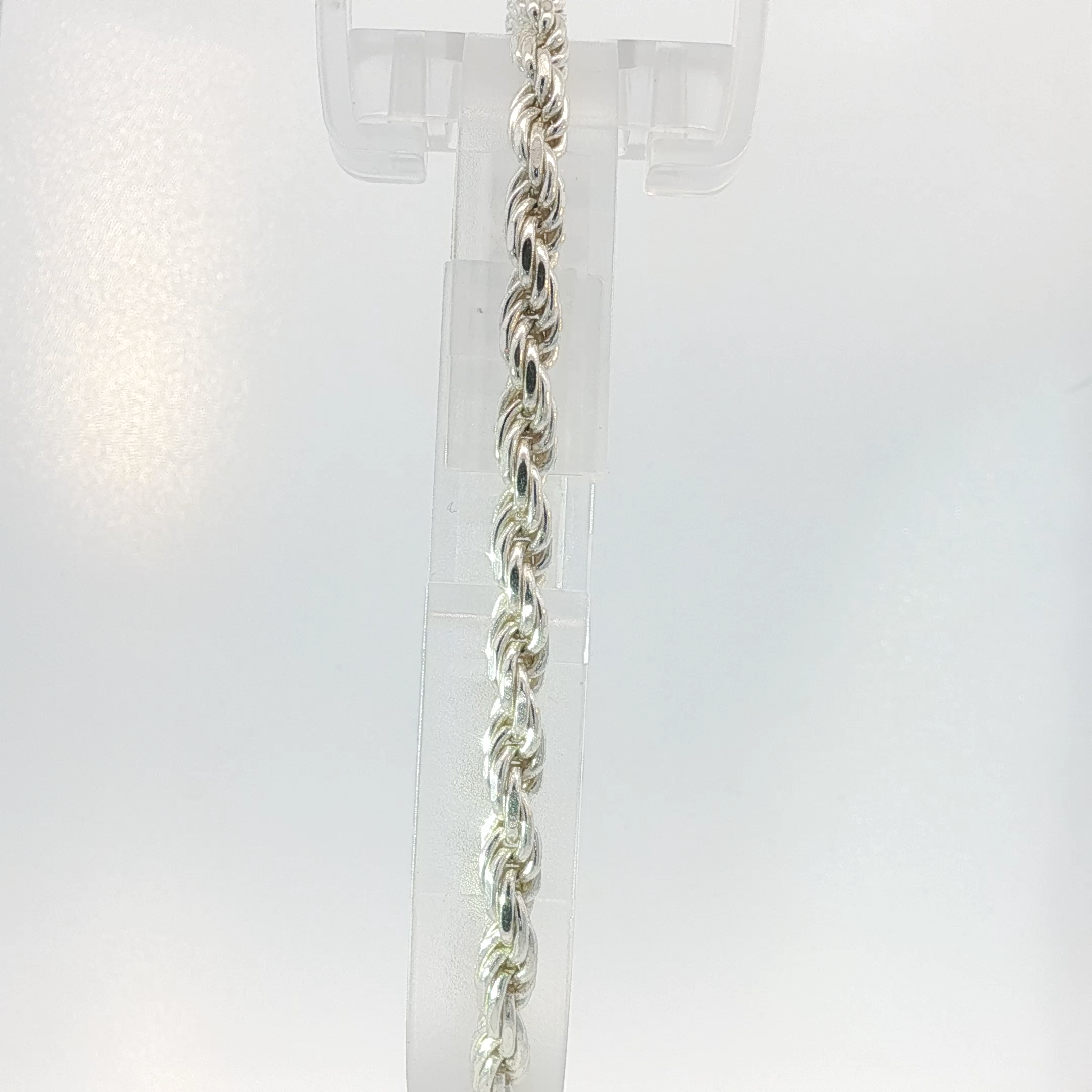Classic Silver Rope Bracelet