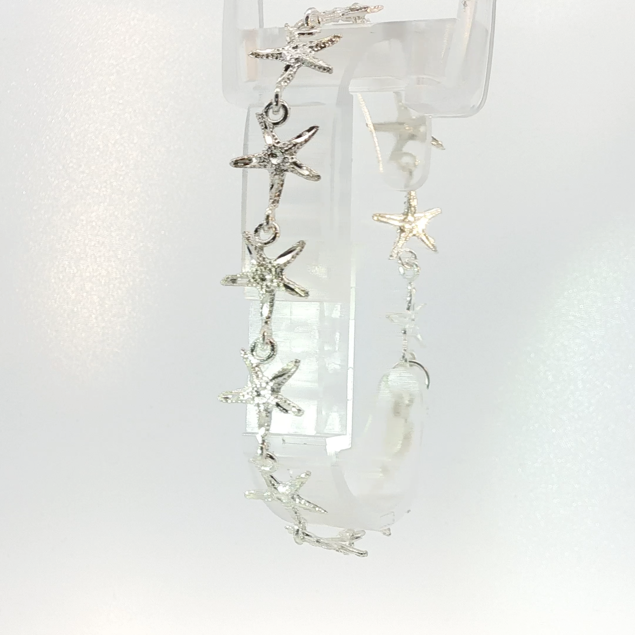 Sterling Silver Star Fish Bracelet