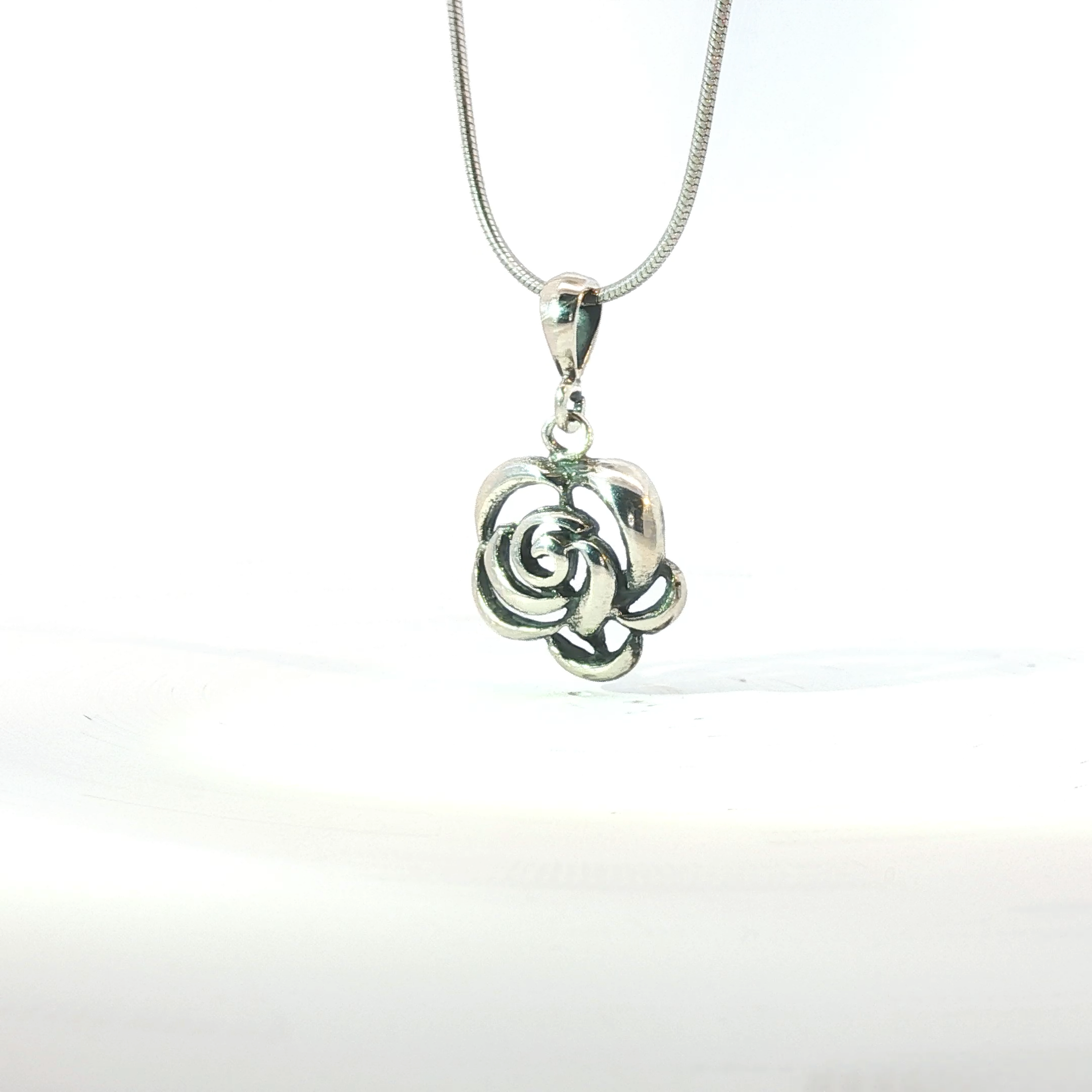 Sterling Silver Floral Charm