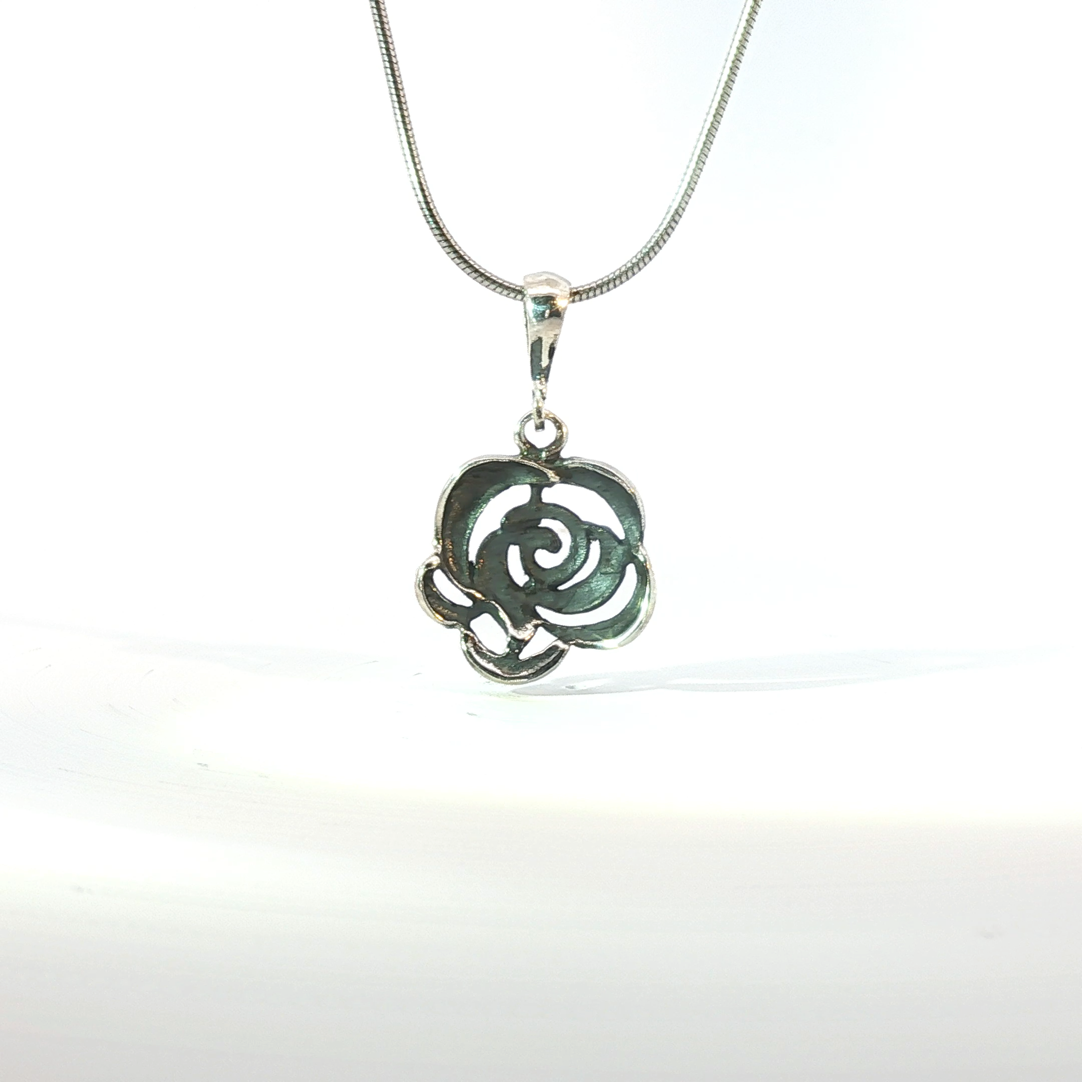 Sterling Silver Floral Charm