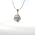 Load image into Gallery viewer, Sterling Silver Floral Charm
