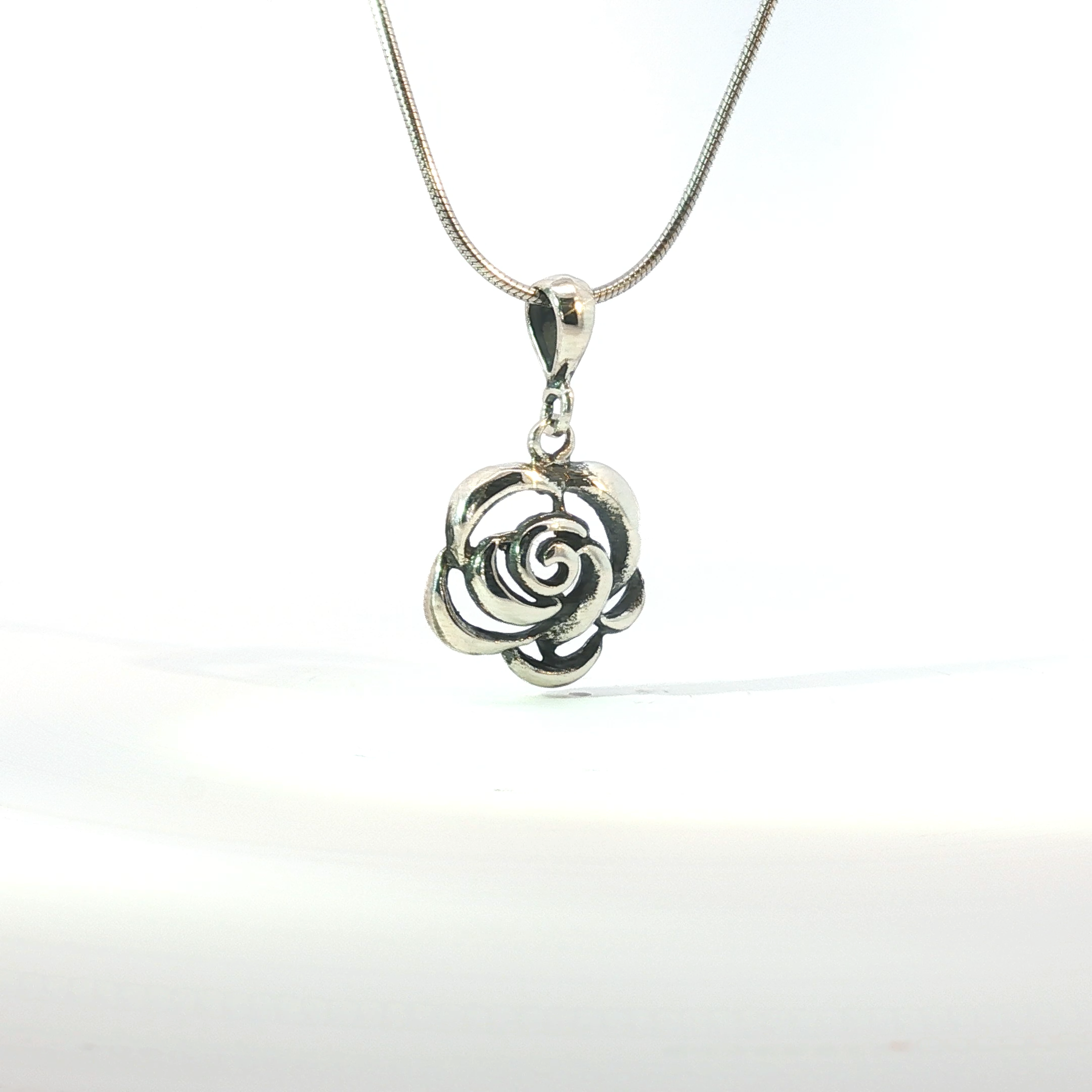 Sterling Silver Floral Charm