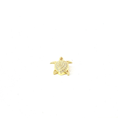 Load image into Gallery viewer, Yellow Gold (Plated Silver) Turtle Pendant with Round Brilliant Cut Diamonds
