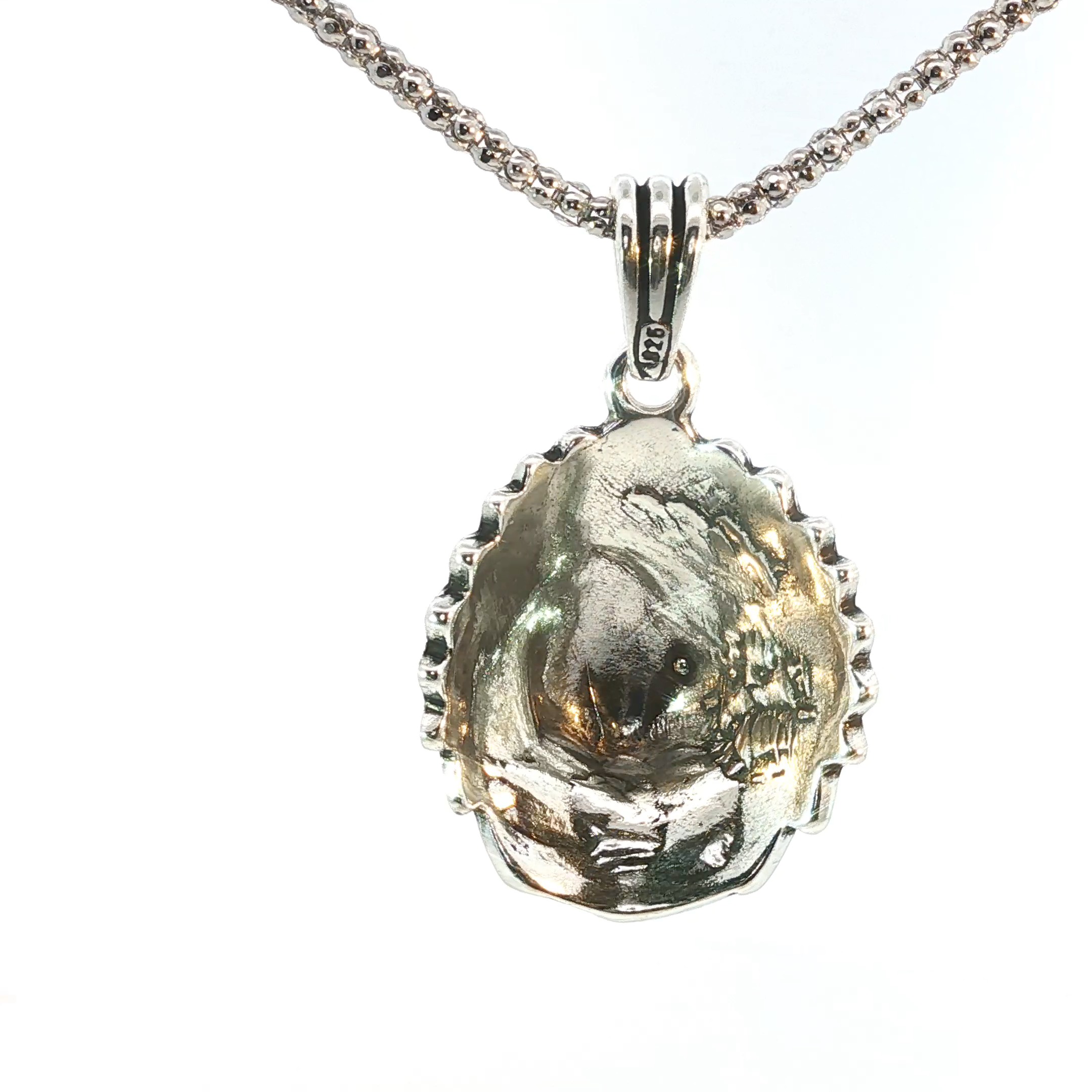 Sterling Silver Native American Chief Charm
