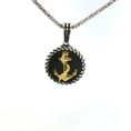 Load image into Gallery viewer, Silver Charm with Yellow(Plated) Gold Anchor
