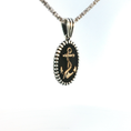 Load image into Gallery viewer, Silver Charm with Yellow(Plated) Gold Anchor Pendant
