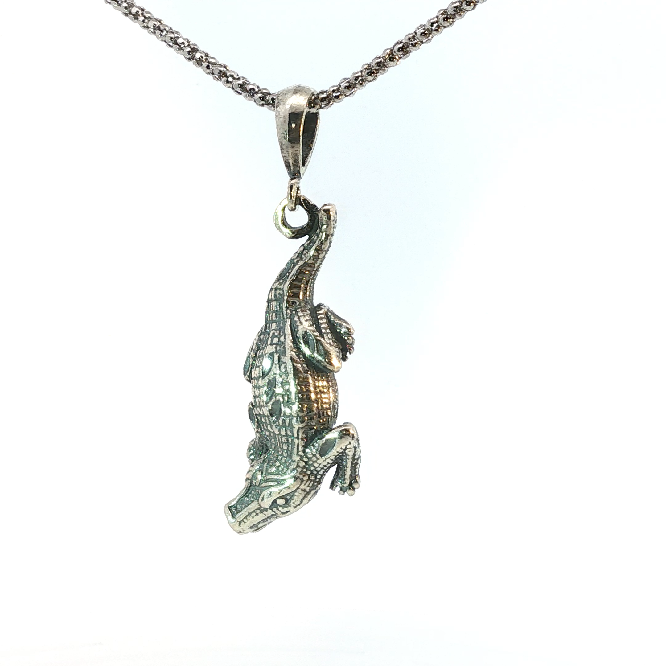 Sterling Silver Alligator Charm