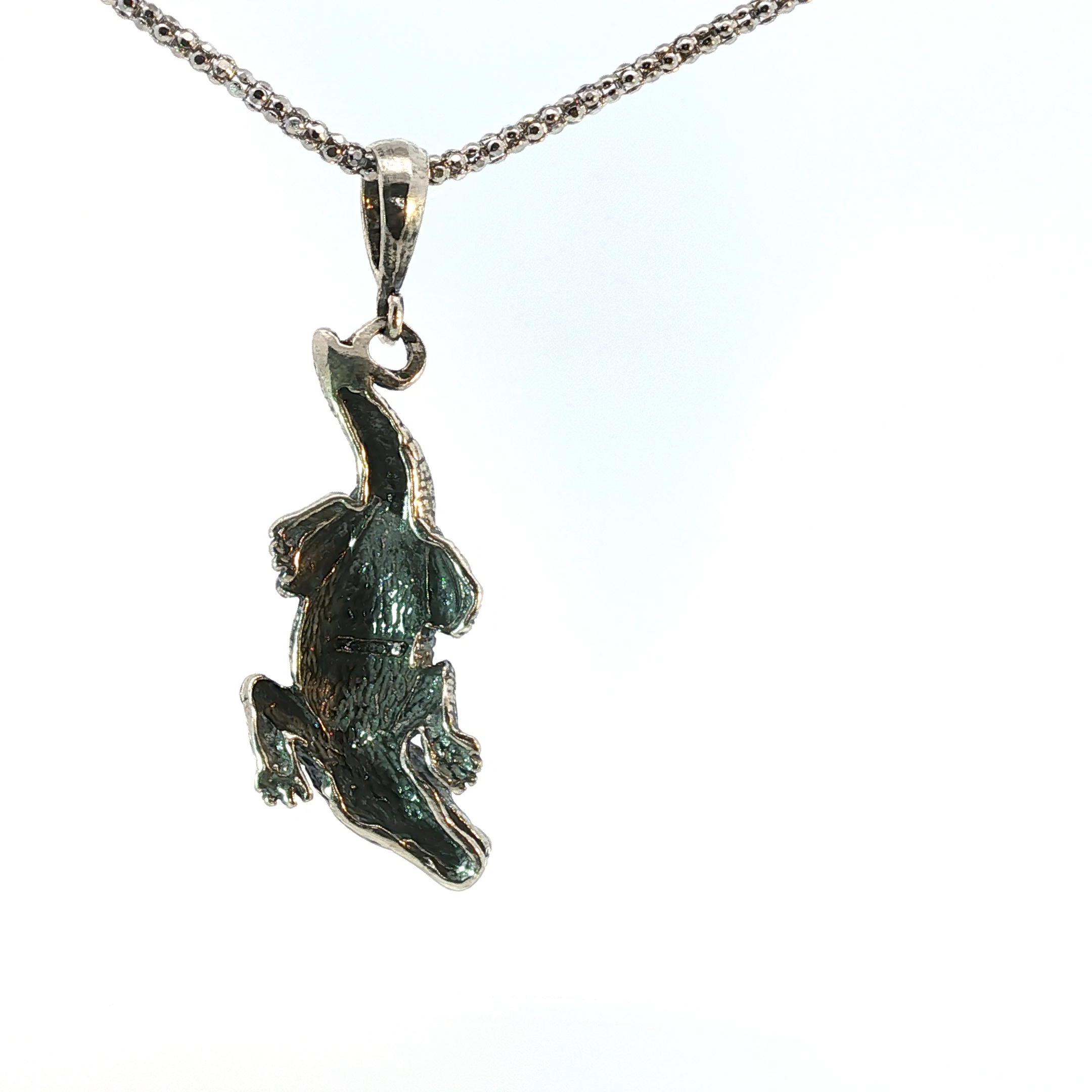 Sterling Silver Alligator Charm