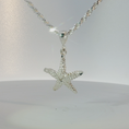 Load image into Gallery viewer, Starfish Charm in Silver
