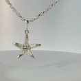 Load image into Gallery viewer, Starfish Charm in Silver
