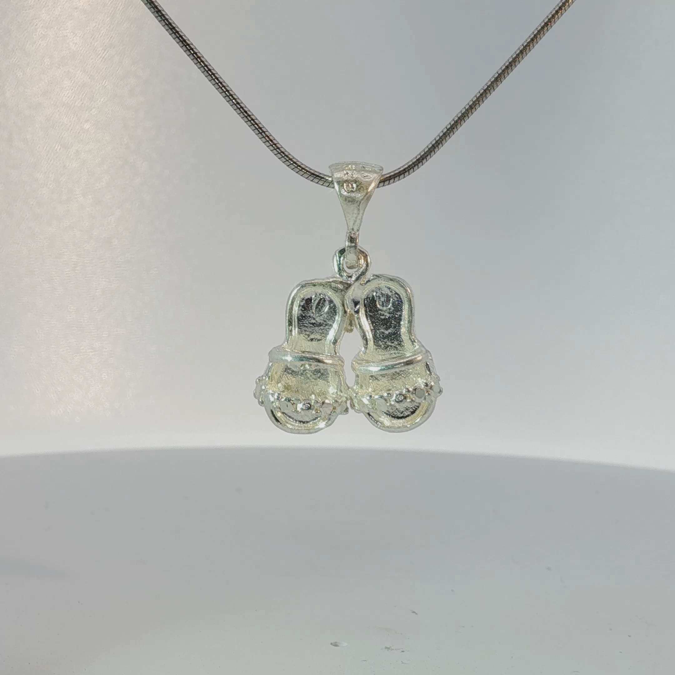Sterling Silver Sandal Charm