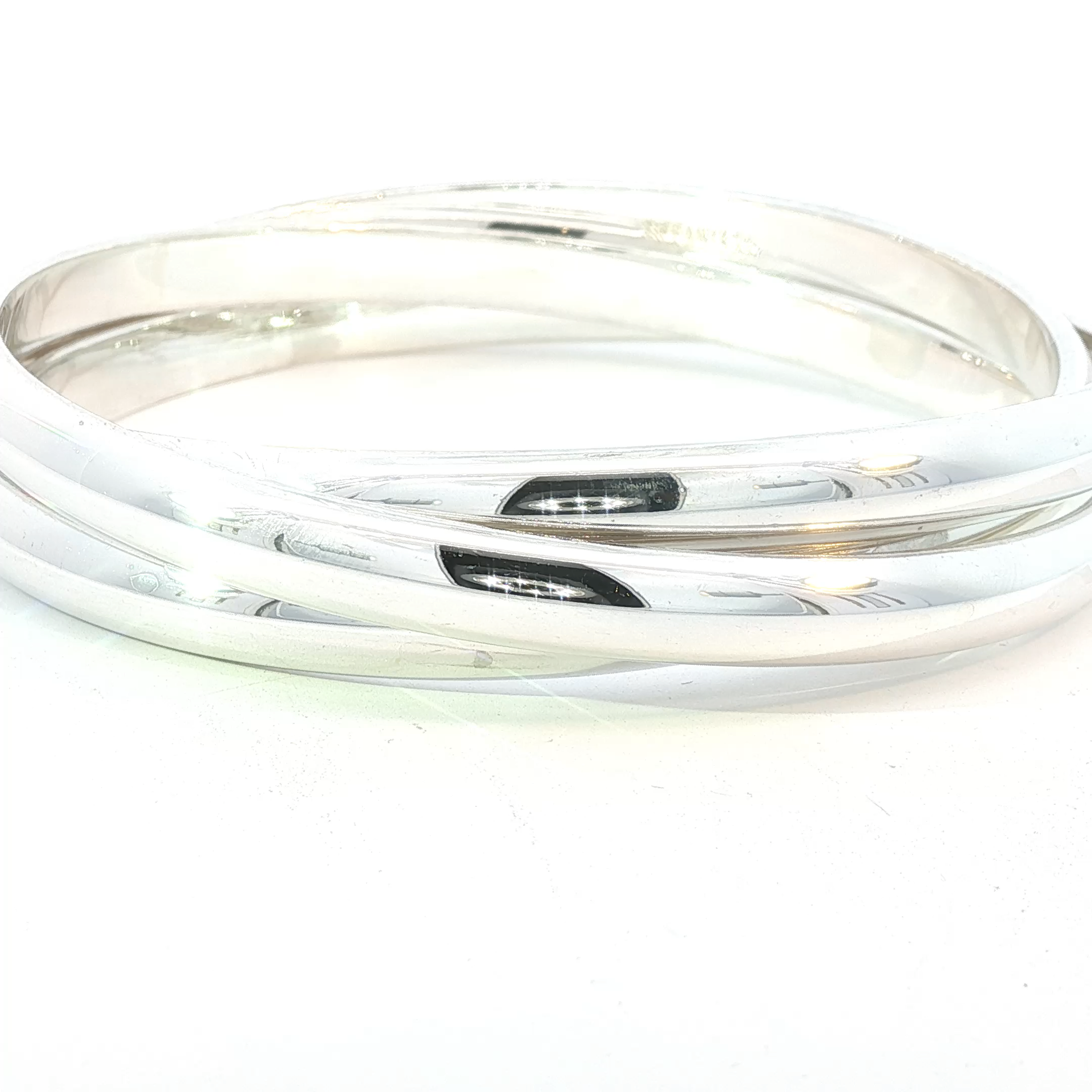 Tiffany & Co Silver Trinity Bangle