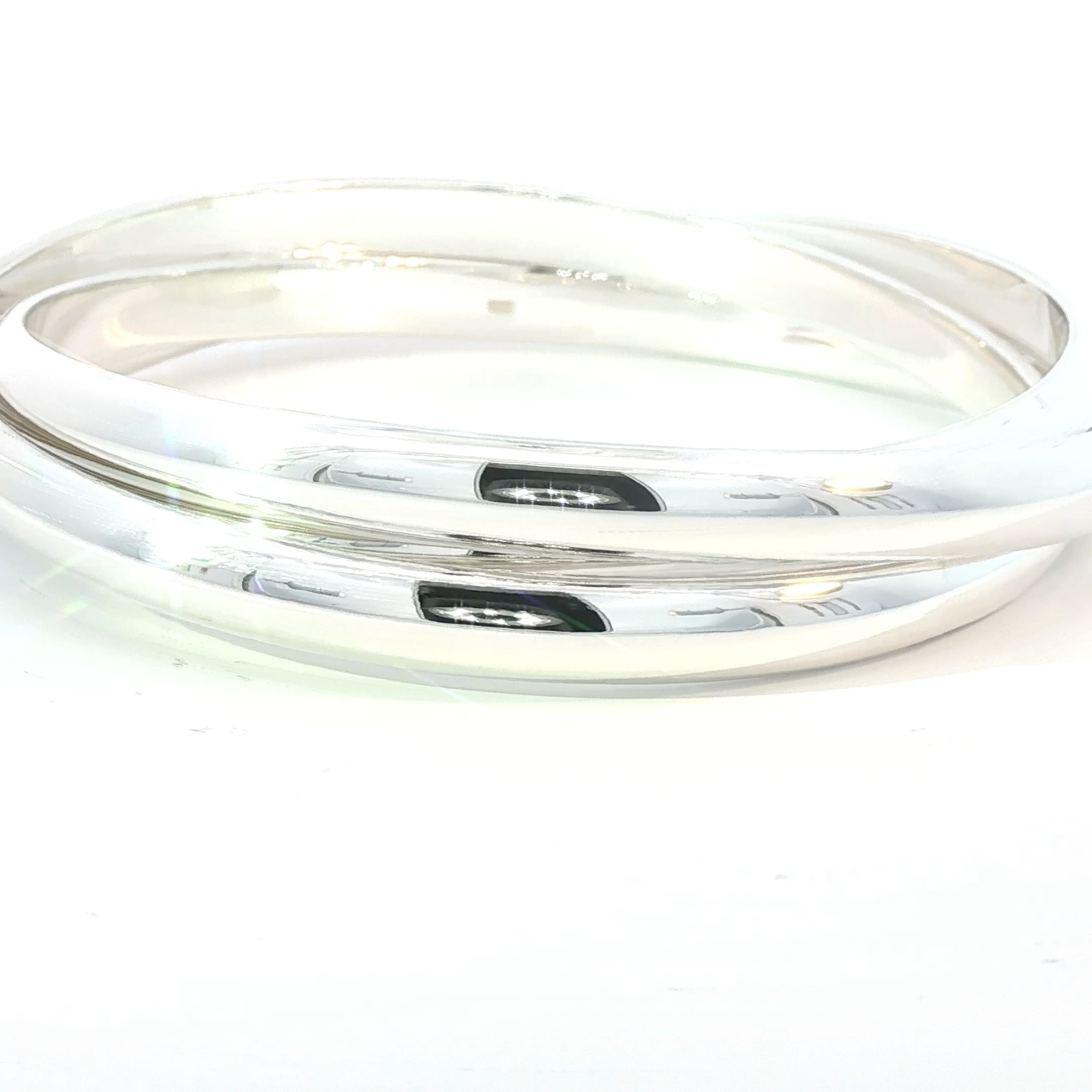 Tiffany & Co Silver Trinity Bangle
