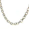 Load image into Gallery viewer, David Yurman Silver & Yellow Gold Interwoven Link Necklace
