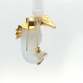Load image into Gallery viewer, Gold Seaman Schepps Brooch with Pearl Cabochons
