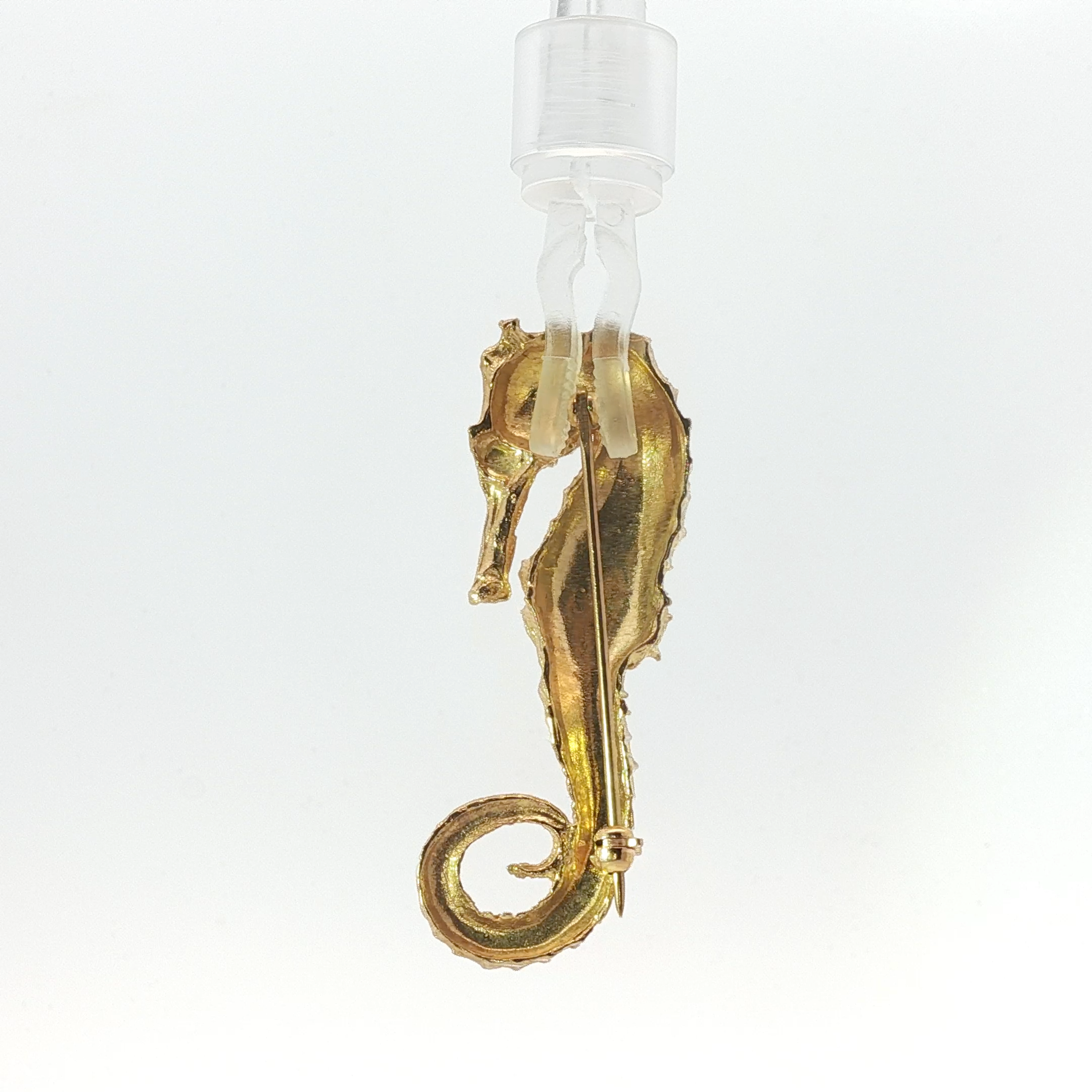 Yellow Gold Seahorse Charm