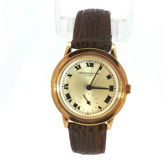 Automatic Vacheron Constantin Genève Yellow Gold Wristwatch