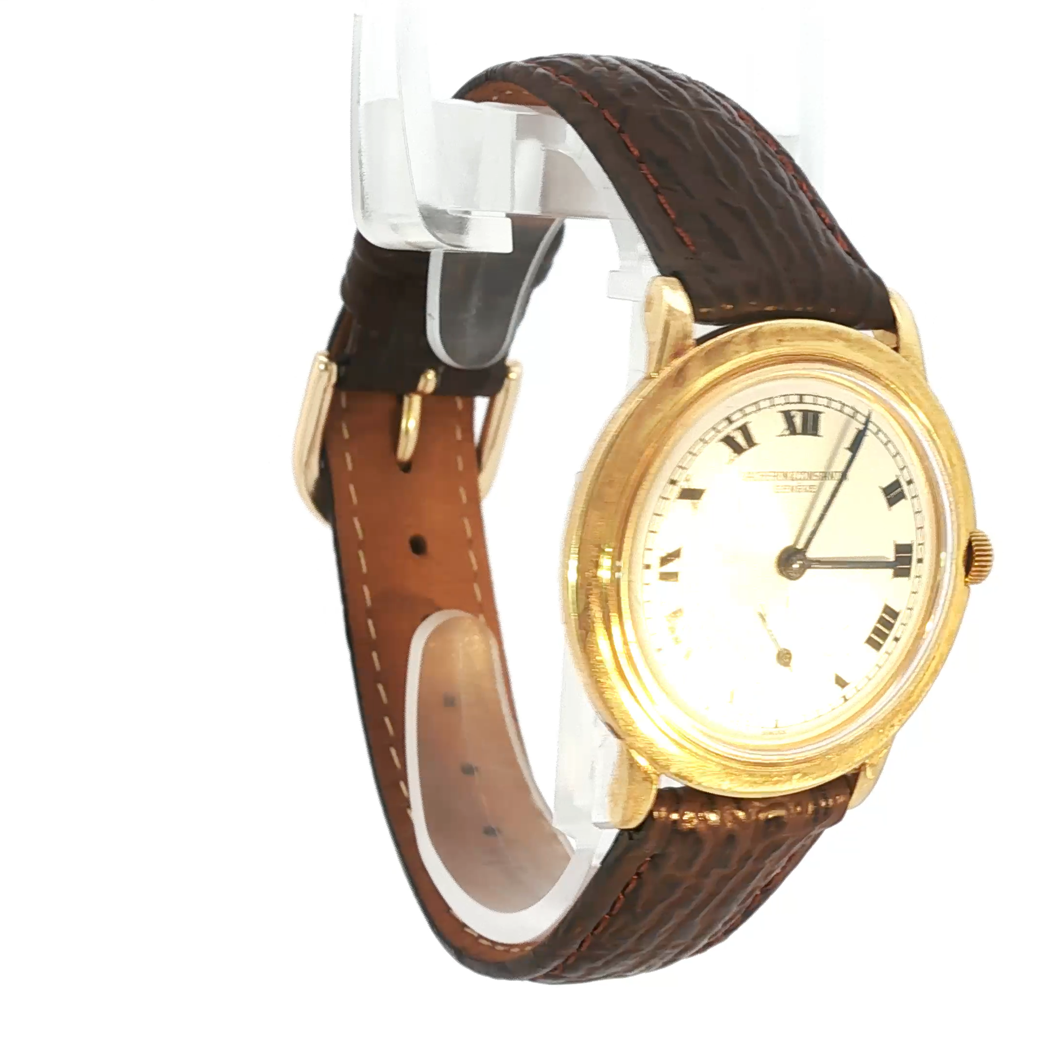 Automatic Vacheron Constantin Genève Yellow Gold Wristwatch