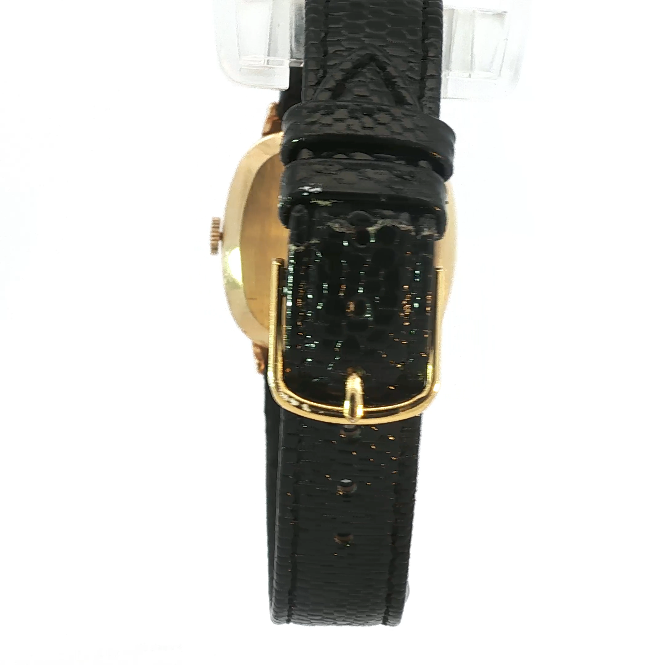 Vintage Lucien Piccard Yellow Gold Square Watch