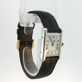 Load image into Gallery viewer, Classic Cartier with Roman Numerals and Black Leather Strap
